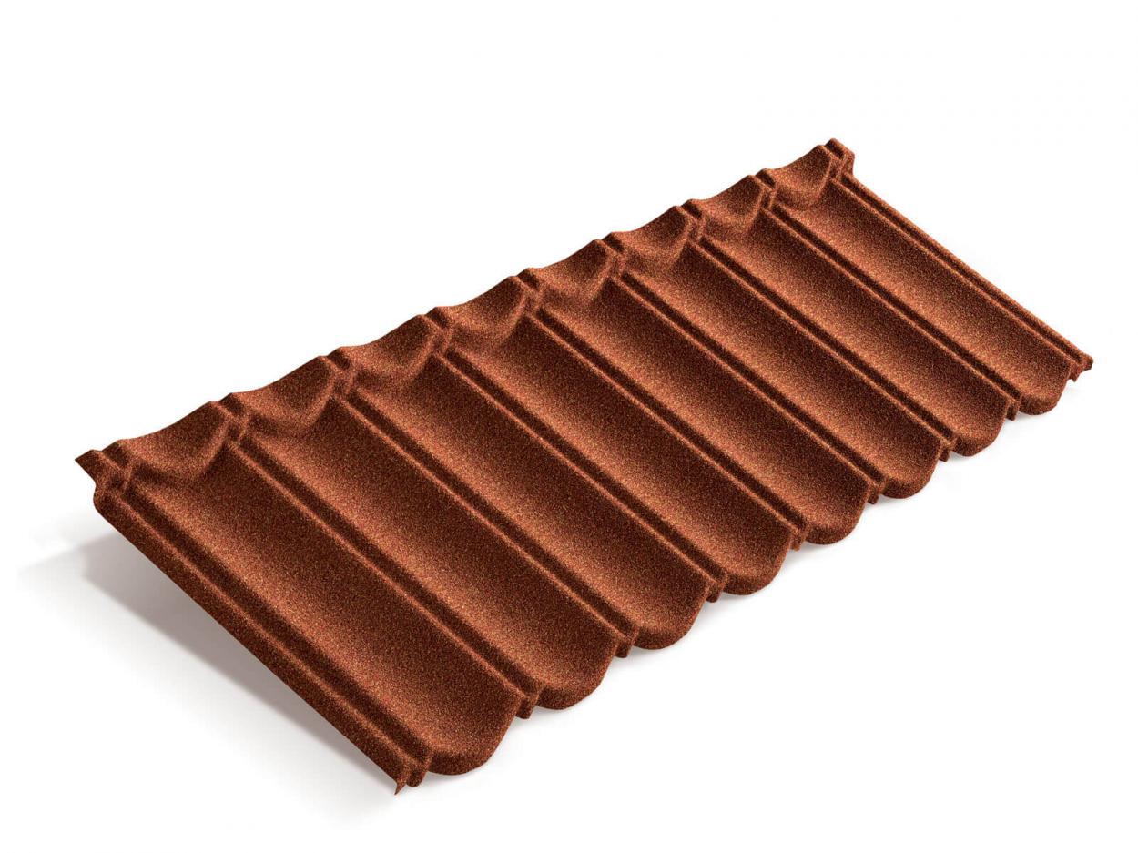 Композитная черепица MetroBond терракот, Metrotile