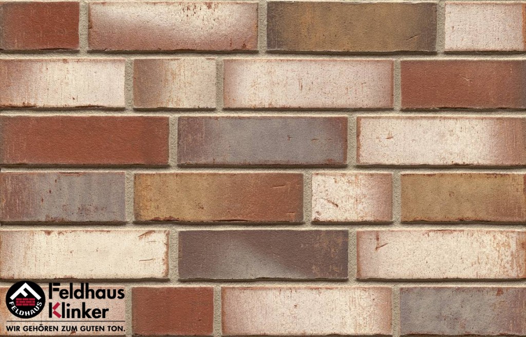 Клинкерная плитка Feldhaus Klinker R921NF14 vario ardor trecolora, 240*71*14
