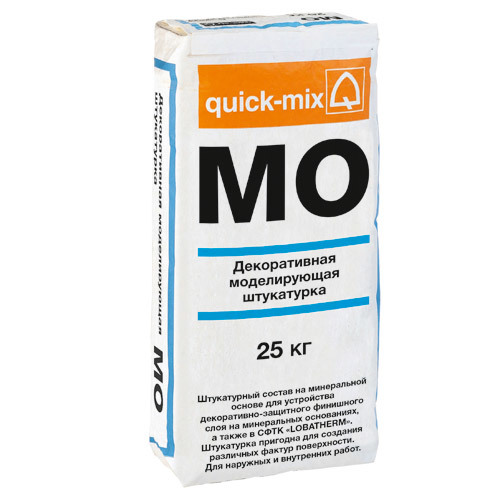  MO Декоративная моделирующая штукатурка Quick-mix, 25 кг