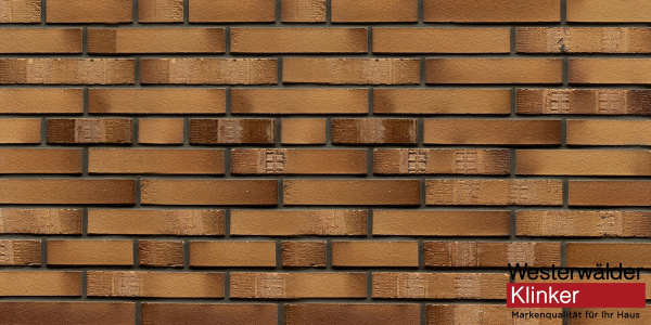 Кирпич клинкерный WesterWaelder Klinker WK86EG HellbraunbuntEdelglanz, 240*115*71мм