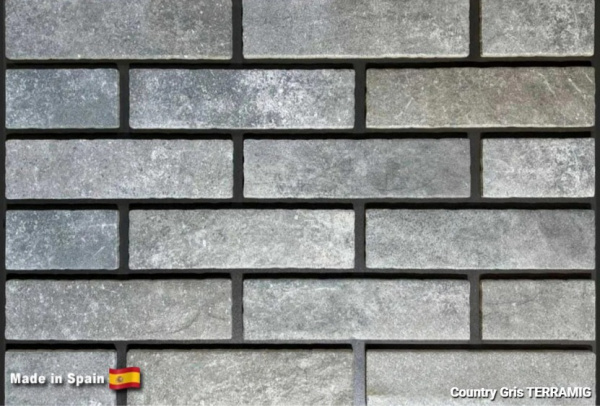 Клинкерная плитка TERRAMIG Country Gris, 235x62x10 мм