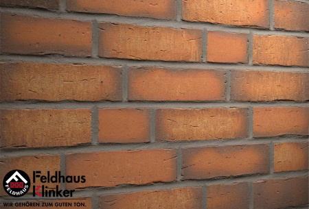 Клинкерная плитка Feldhaus Klinker R758NF14 vascu terracotta, 240*71*14
