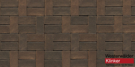 Тротуарный клинкерный кирпич WesterWaelder Klinker WK-PK833 Brown, 200*100*40 мм