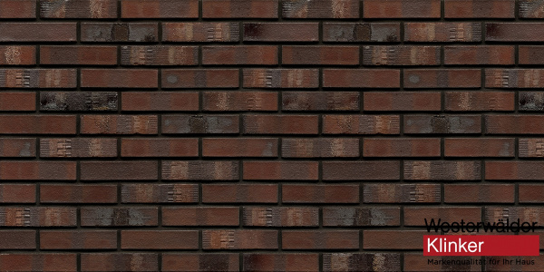 Кирпич клинкерный WesterWaelder Klinker WK83KS NaturrotKohleSpezial, 240*115*71мм