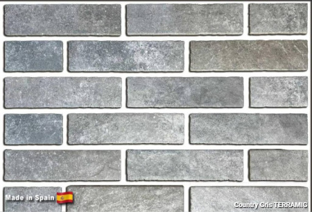 Клинкерная плитка TERRAMIG Country Gris, 235x62x10 мм