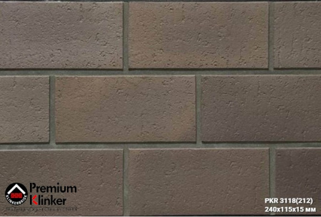 Плитка клинкерная тротуарная Stroeher 3118(212), 240х115х15 мм