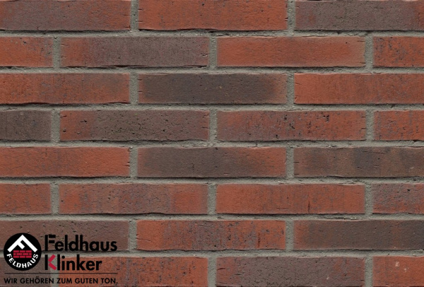 Клинкерная плитка Feldhaus Klinker R743NF14 vascu carmesi flores, 240*71*14