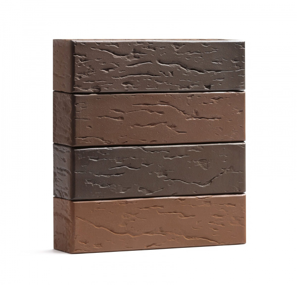 Кирпич Облицовочный Volgabrick  Руст №70 0,7 НФ  250x85x65