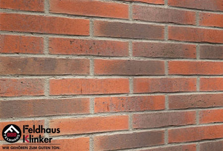 Клинкерная плитка Feldhaus Klinker R743NF14 vascu carmesi flores, 240*71*14