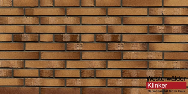 Кирпич клинкерный WesterWaelder Klinker WK86EG HellbraunbuntEdelglanz, 240*115*71мм