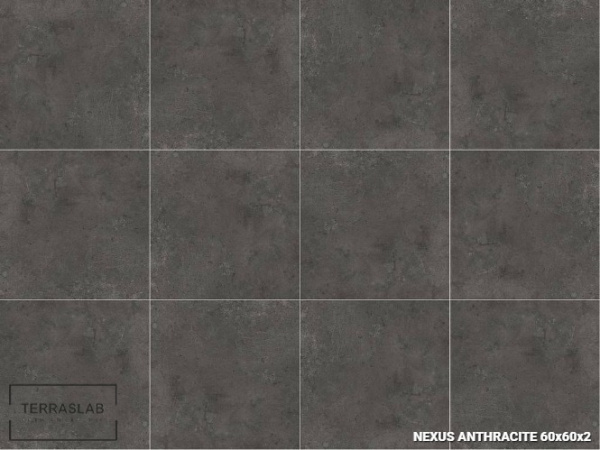 Плитка Nexus ANTHRACITE для террас, TERRASLAB, 60x60x2 см