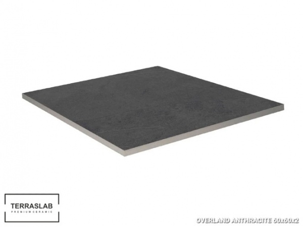 Плитка Overland ANTHRACITE для террас, TERRASLAB, 60x60x2 см