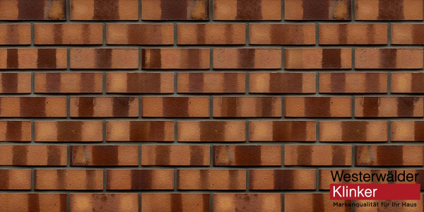 Кирпич клинкерный WesterWaelder Klinker WK88S LachsrotSpezial, 240*115*71мм