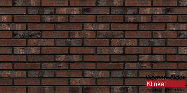 Кирпич клинкерный WesterWaelder Klinker WK83KS NaturrotKohleSpezial, 240*115*71мм