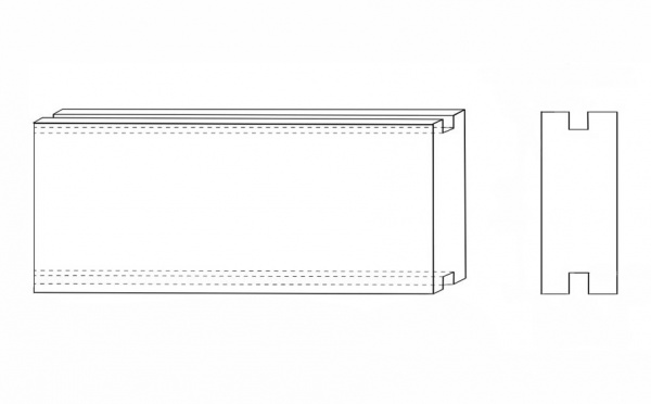 Клинкерная плитка Terramatic Moon Black AC, для НФС, 240*71*14 мм