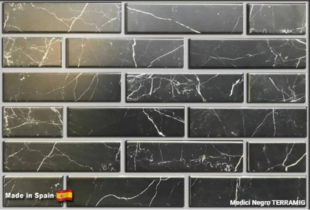 Клинкерная плитка TERRAMIG Medici Negro, 235x62x10 мм