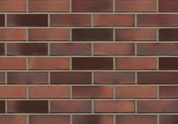 Кирпич клинкерный WesterWaelder Klinker WK84EG RotbraunbuntEdelglanz, 290*90*40мм