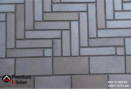 Плитка клинкерная тротуарная Stroeher 3118(336), 240х115х15 мм