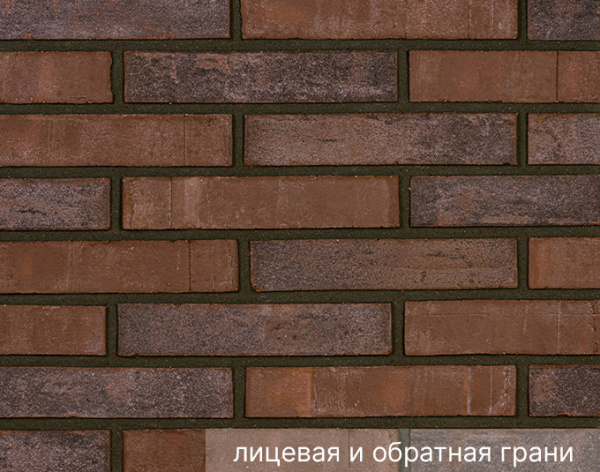 Кирпич клинкерный Plinfa Iron 2302, 270*85*50 мм