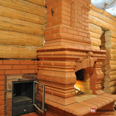 Кирпич печной Красный полнотелый КС-Керамик М300