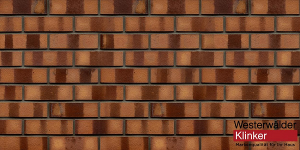 Кирпич клинкерный WesterWaelder Klinker WK88S LachsrotSpezial, 240*115*71мм