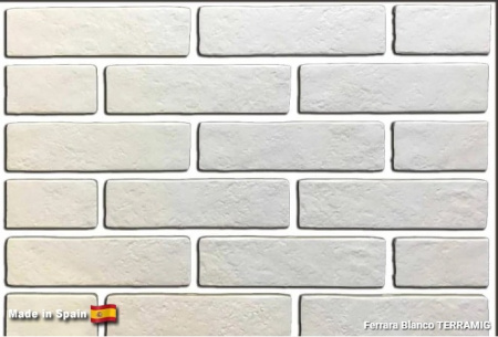 Клинкерная плитка TERRAMIG Ferrara Blanco, 235x62x10 мм