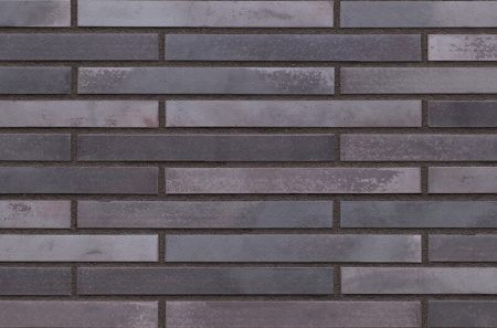 Клинкерная плитка King Klinker для фасада Obsidian shadow (LF18), 490*52*14