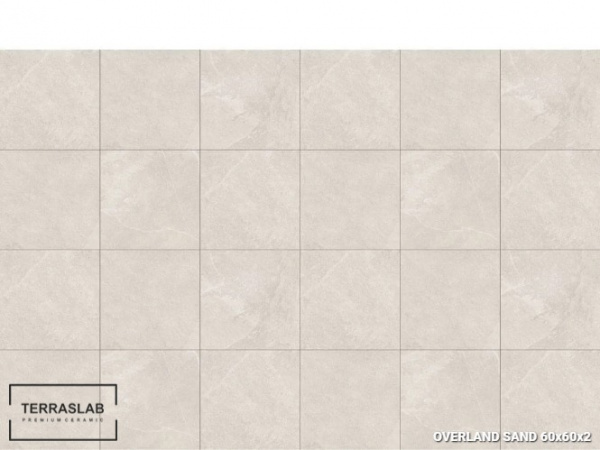 Плитка Overland SAND для террас, TERRASLAB, 60x60x2 см