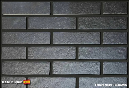 Клинкерная плитка TERRAMIG Ferrara Negro, 235x62x10 мм