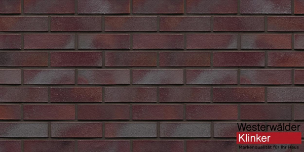 Кирпич клинкерный WesterWaelder Klinker WK810 Violettblaugeflammt, 240*115*71мм