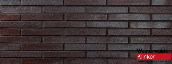 Кирпич клинкерный WesterWaelder Klinker WK810 Violettblau geflammt, 290*90*40мм