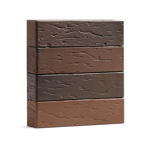 Кирпич Облицовочный Volgabrick  Руст №70 0,7 НФ  250x85x65