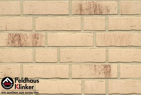 Клинкерная плитка Feldhaus Klinker R742NF14 vascu crema petino, 240*71*14