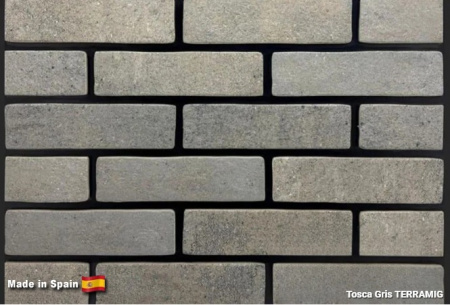 Клинкерная плитка TERRAMIG Tosca Gris, 235x62x10 мм